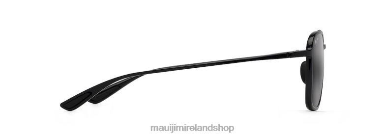 Maui Jim Ireland 2J26J103 | Maui Jim Keokea Polarized Aviator Sunglasses Black/Neutral Grey