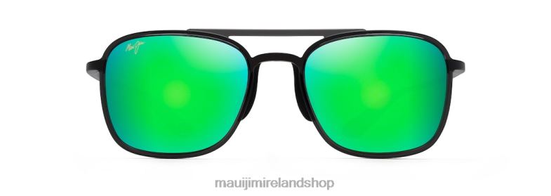 Maui Jim Ireland 2J26J105 | Maui Jim Keokea Polarized Aviator Sunglasses Translucent Grey/Green