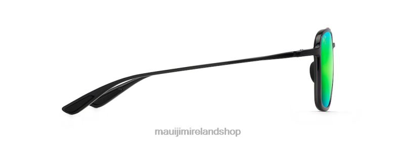 Maui Jim Ireland 2J26J105 | Maui Jim Keokea Polarized Aviator Sunglasses Translucent Grey/Green