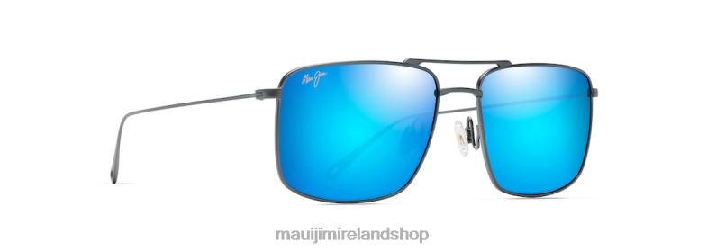 Maui Jim Ireland 2J26J19 | Maui Jim Aeko Polarized Aviator Sunglasses Dove Grey/Blue Hawaii