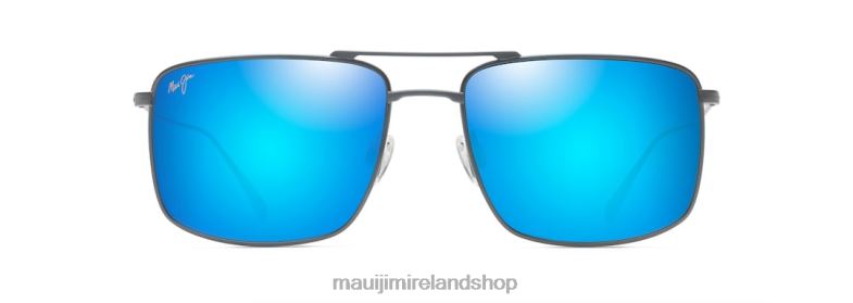Maui Jim Ireland 2J26J19 | Maui Jim Aeko Polarized Aviator Sunglasses Dove Grey/Blue Hawaii