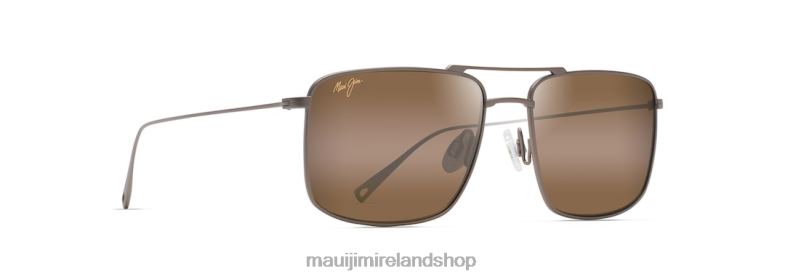 Maui Jim Ireland 2J26J20 | Maui Jim Aeko Polarized Aviator Sunglasses Satin Sepia/HCL Bronze