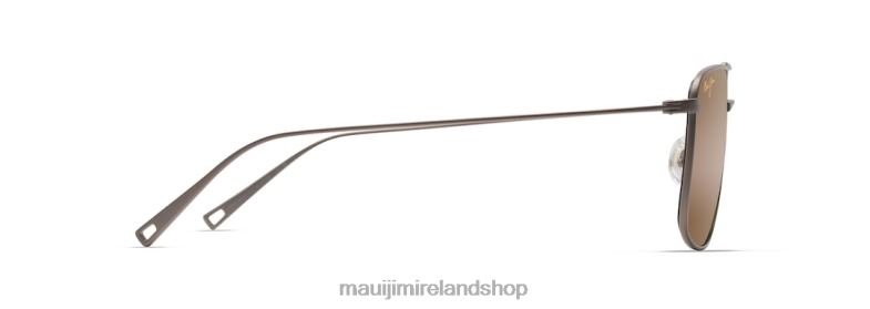 Maui Jim Ireland 2J26J20 | Maui Jim Aeko Polarized Aviator Sunglasses Satin Sepia/HCL Bronze
