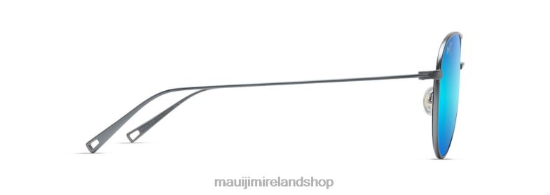 Maui Jim Sunglasses 2J26J11 | Maui Jim Walaka Polarized Aviator Sunglasses Dove Grey/Blue Hawaii