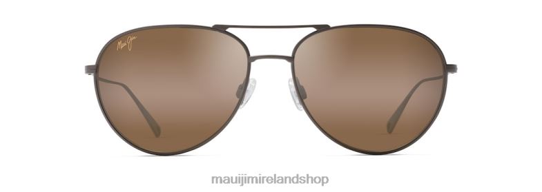 Maui Jim Sunglasses 2J26J12 | Maui Jim Walaka Polarized Aviator Sunglasses Satin Sepia/HCL Bronze