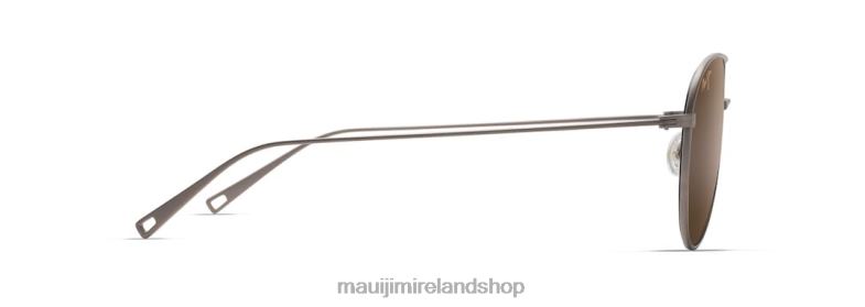 Maui Jim Sunglasses 2J26J12 | Maui Jim Walaka Polarized Aviator Sunglasses Satin Sepia/HCL Bronze