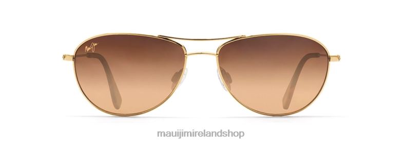 Maui Jim Sunglasses 2J26J328 | Maui Jim Baby Beach Polarized Aviator Sunglasses Gold/HCL Bronze