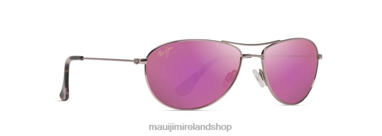 Maui Jim Sunglasses 2J26J333 | Maui Jim Baby Beach Polarized Aviator Sunglasses Gloss Maple/Sunrise