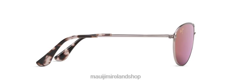 Maui Jim Sunglasses 2J26J333 | Maui Jim Baby Beach Polarized Aviator Sunglasses Gloss Maple/Sunrise