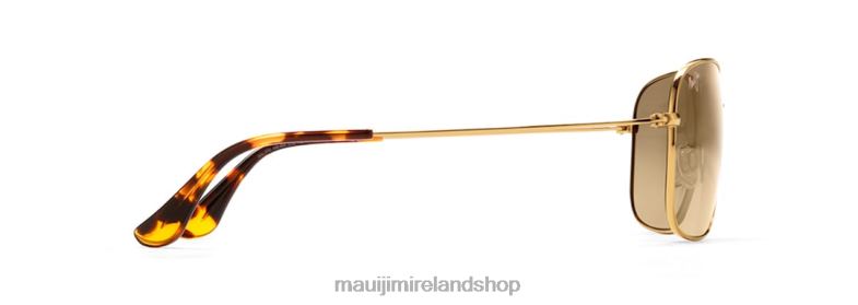 Maui Jim Sunglasses 2J26J414 | Maui Jim Wiki Wiki Polarized Aviator Sunglasses Gold/HCL Bronze