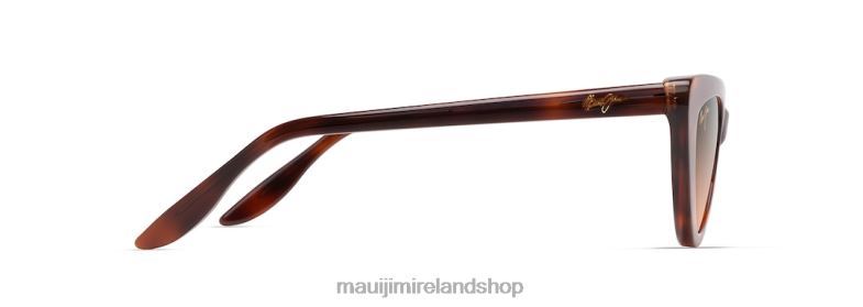Maui Jim Ireland 2J26J16 | Maui Jim Lychee Polarized Cat Eye Sunglasses Tortoise/HCL Bronze