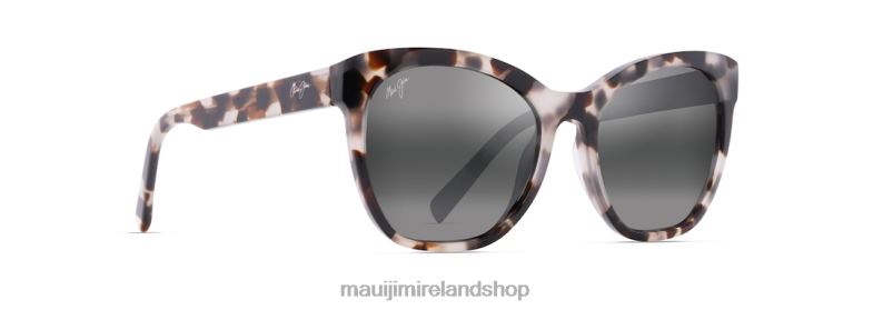 Maui Jim Ireland 2J26J45 | Maui Jim Alulu Polarized Cat Eye Sunglasses White Tokyo Tortoise/Neutral Grey