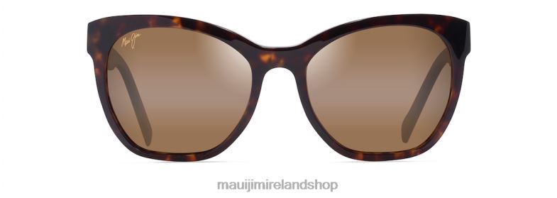 Maui Jim Ireland 2J26J46 | Maui Jim Alulu Polarized Cat Eye Sunglasses Dark Tortoise/HCL Bronze