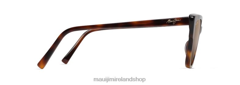 Maui Jim Ireland 2J26J57 | Maui Jim Kou Polarized Cat Eye Sunglasses Tortoise/HCL Bronze