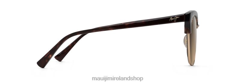 Maui Jim Ireland 2J26J70 | Maui Jim Lokelani Polarized Cat Eye Sunglasses Tortoise with Gold/HCL Bronze