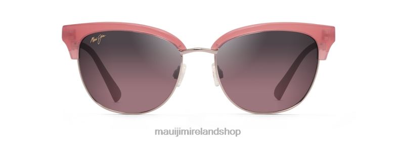 Maui Jim Ireland 2J26J72 | Maui Jim Lokelani Polarized Cat Eye Sunglasses Bubblegum with Rose Gold/Rose