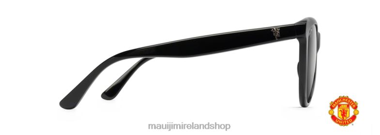 Maui Jim Sunglasses 2J26J230 | Maui Jim Glory Glory Polarized Cat Eye Sunglasses Black Gloss/Neutral Grey