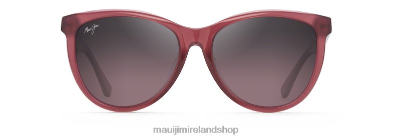 Maui Jim Sunglasses 2J26J233 | Maui Jim Glory Glory Polarized Cat Eye Sunglasses Transparent Milky Raspberry/Rose