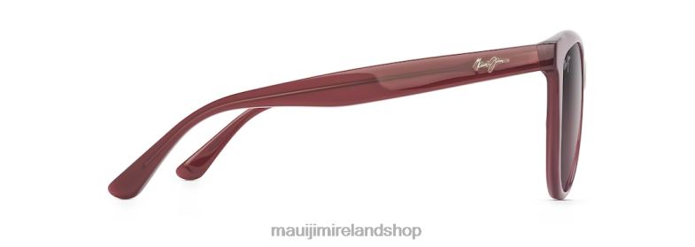 Maui Jim Sunglasses 2J26J233 | Maui Jim Glory Glory Polarized Cat Eye Sunglasses Transparent Milky Raspberry/Rose