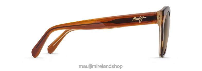 Maui Jim Sunglasses 2J26J277 | Maui Jim Kila Polarized Cat Eye Sunglasses Cinnamon with Almond interior/HCL Bronze