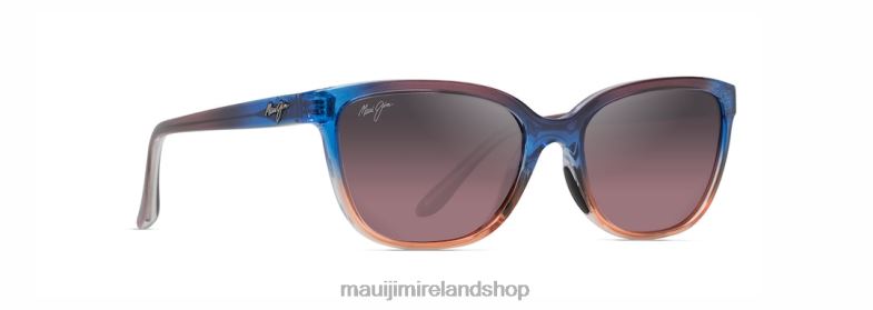 Maui Jim Sunglasses 2J26J401 | Maui Jim Honi Polarized Cat Eye Sunglasses Sunset/Rose