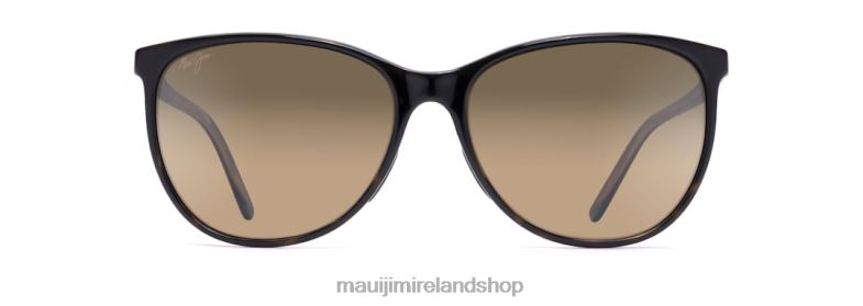 Maui Jim Sunglasses 2J26J402 | Maui Jim Ocean Polarized Cat Eye Sunglasses Tortoise with Peacock/HCL Bronze