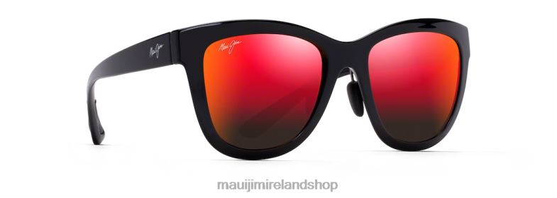 Maui Jim Ireland 2J26J111 | Maui Jim Anuenue Polarized Classic Sunglasses Black Gloss/HAWAII LAVA