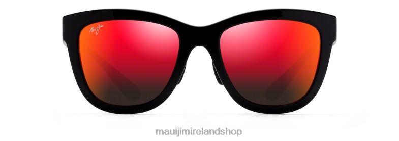 Maui Jim Ireland 2J26J111 | Maui Jim Anuenue Polarized Classic Sunglasses Black Gloss/HAWAII LAVA