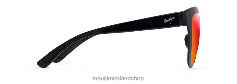 Maui Jim Ireland 2J26J111 | Maui Jim Anuenue Polarized Classic Sunglasses Black Gloss/HAWAII LAVA