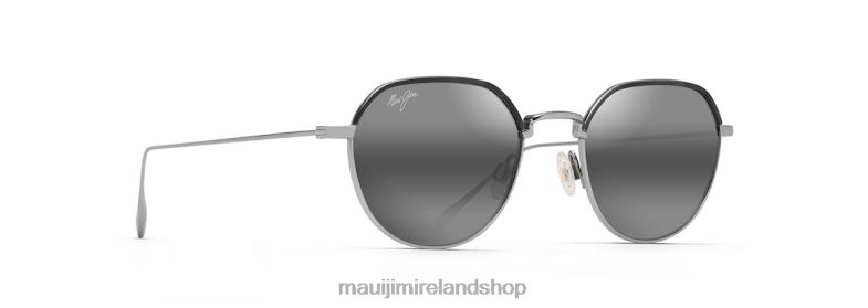 Maui Jim Ireland 2J26J82 | Maui Jim Island Eyes Polarized Classic Sunglasses Titanium/Neutral Grey