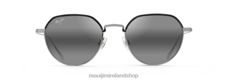 Maui Jim Ireland 2J26J82 | Maui Jim Island Eyes Polarized Classic Sunglasses Titanium/Neutral Grey