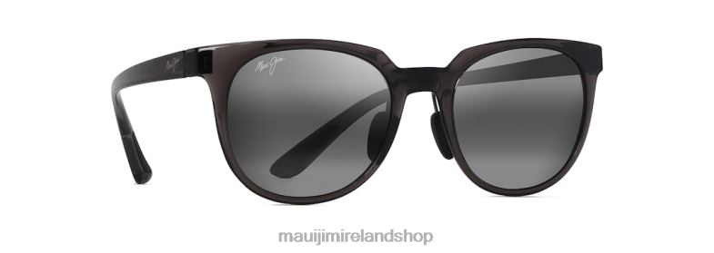 Maui Jim Sunglasses 2J26J116 | Maui Jim Wailua Polarized Classic Sunglasses Translucent Grey/Neutral Grey