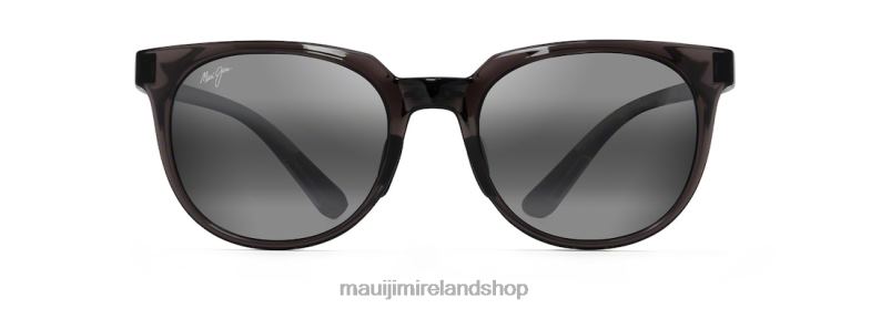 Maui Jim Sunglasses 2J26J116 | Maui Jim Wailua Polarized Classic Sunglasses Translucent Grey/Neutral Grey