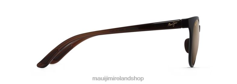 Maui Jim Sunglasses 2J26J118 | Maui Jim Wailua Polarized Classic Sunglasses Translucent Rootbeer/HCL Bronze
