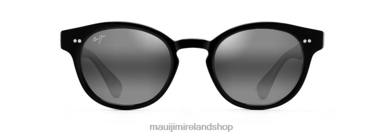 Maui Jim Sunglasses 2J26J131 | Maui Jim Joy Ride Polarized Classic Sunglasses Black with Crystal/Neutral Grey