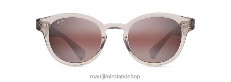 Maui Jim Sunglasses 2J26J135 | Maui Jim Joy Ride Polarized Classic Sunglasses Crystal with a Hint of Pink/Rose