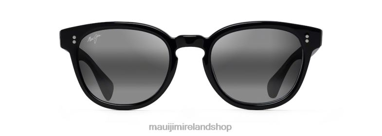 Maui Jim Sunglasses 2J26J136 | Maui Jim Cheetah 5 Polarized Classic Sunglasses Black with Crystal/Neutral Grey
