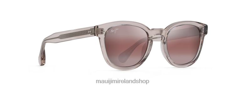 Maui Jim Sunglasses 2J26J140 | Maui Jim Cheetah 5 Polarized Classic Sunglasses Crystal with a Hint of Pink/Rose