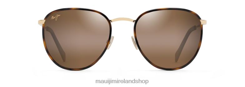 Maui Jim Sunglasses 2J26J143 | Maui Jim Noni Polarized Classic Sunglasses Tortoise with Gold/HCL Bronze