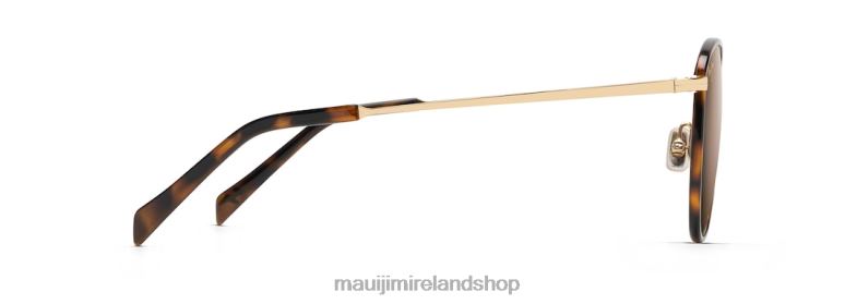 Maui Jim Sunglasses 2J26J143 | Maui Jim Noni Polarized Classic Sunglasses Tortoise with Gold/HCL Bronze