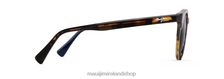 Maui Jim Sunglasses 2J26J156 | Maui Jim Upside Down Falls Polarized Classic Sunglasses Navy/Neutral Grey
