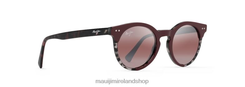Maui Jim Sunglasses 2J26J158 | Maui Jim Upside Down Falls Polarized Classic Sunglasses Burgundy/Rose