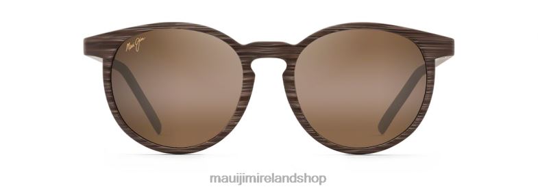 Maui Jim Sunglasses 2J26J236 | Maui Jim Kiawe Polarized Classic Sunglasses Brown Stripe/HCL Bronze
