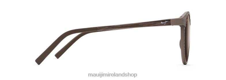 Maui Jim Sunglasses 2J26J236 | Maui Jim Kiawe Polarized Classic Sunglasses Brown Stripe/HCL Bronze