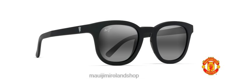 Maui Jim Sunglasses 2J26J246 | Maui Jim Koko Head Polarized Classic Sunglasses Black Matte Rubber/Neutral Grey