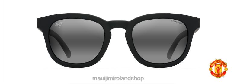 Maui Jim Sunglasses 2J26J246 | Maui Jim Koko Head Polarized Classic Sunglasses Black Matte Rubber/Neutral Grey