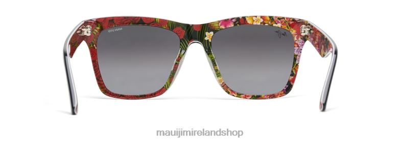 Maui Jim Sunglasses 2J26J250 | Maui Jim Matchday Polarized Classic Sunglasses Black with Manchester/Dual Mirror Silver to Black