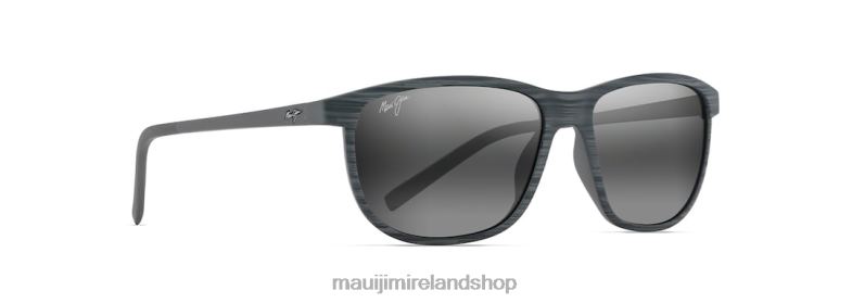 Maui Jim Sunglasses 2J26J253 | Maui Jim Lele Kawa Polarized Classic Sunglasses Grey Stripe/Neutral Grey