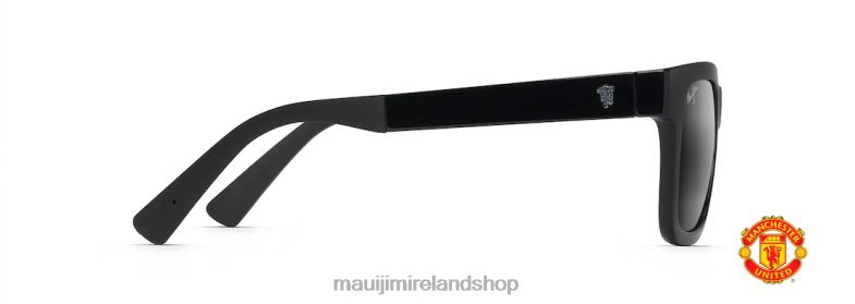Maui Jim Sunglasses 2J26J265 | Maui Jim Mongoose Polarized Classic Sunglasses Black Gloss/Neutral Grey
