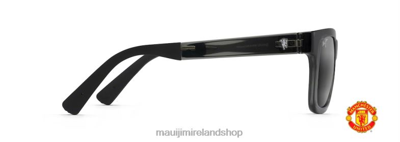 Maui Jim Sunglasses 2J26J266 | Maui Jim Mongoose Polarized Classic Sunglasses Shiny Translucent Grey/Neutral Grey